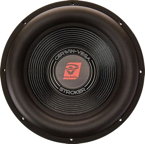 Cerwin Vega Stroker W Rms Powered Subwoofer Dual Ohm Car