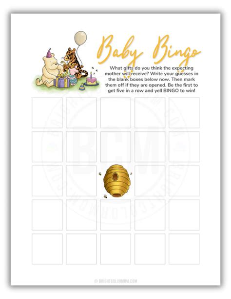 38 Classic Winnie The Pooh Baby Shower Games Free Printables