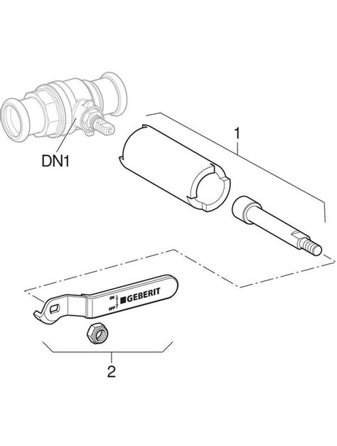 Geberit Mapress Ball Valve NPW With Actuator Lever Geberit Product