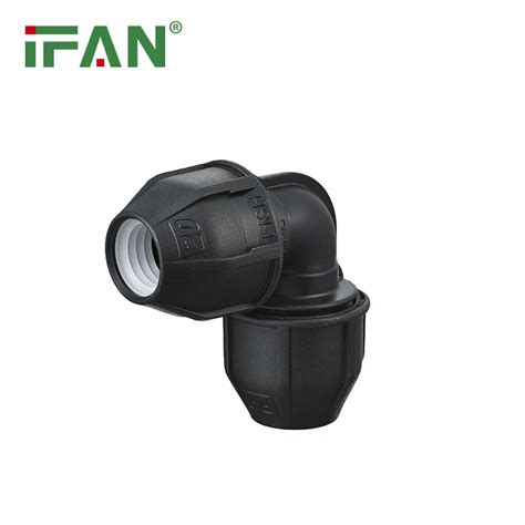 Ifan Hdpe Pp Pe Pipe Fittings Pn16 20 110mm Size Grey Color New Model For Drip Irrigation