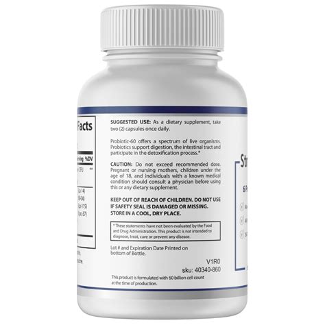 Strengtia Probiotics Mutli Strain Probiotic Blend Maximum Strength