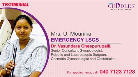 A Successful Emergency Lscs Under Dr Vasundara Cheepurupalli