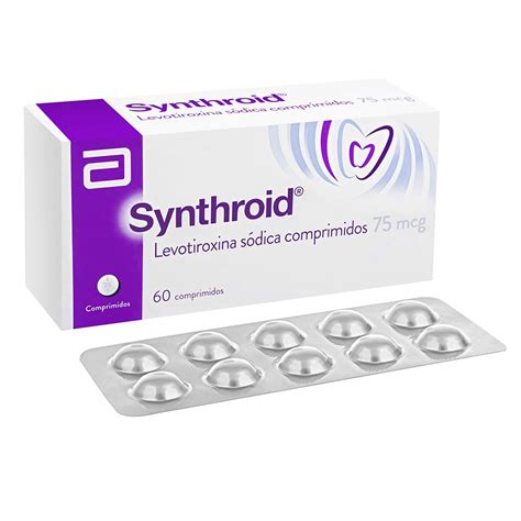 Synthroid 75 Mcg Caja 60 Comp Farmacias Ahumada