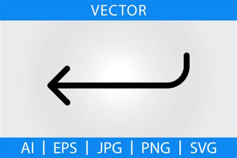 Vector Return Arrow Outline Icon Graphic By SAM Designs Creative Fabrica