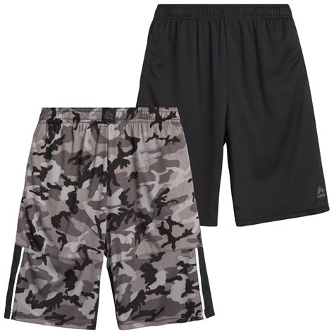 RBX Boys' Athletic Shorts - 2 Pack Athletic Performance Mesh Basketball ...