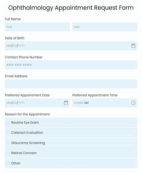 Free Online Appointment Form Templates 123formbuilder