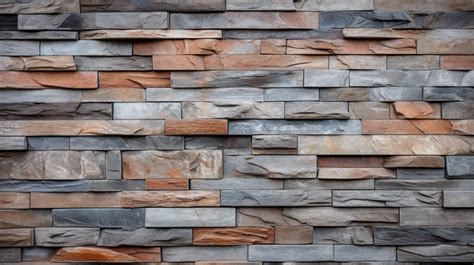 Ornamental Slate Stone Wall Texture A Captivating Pattern Background