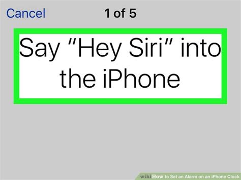 3 Ways To Set An Alarm On An Iphone Clock Wikihow