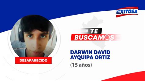 🔴🔵te Buscamos Menor De 15 Años Fue Visto Por última Vez El Pasado 8 De Abril En Ica Youtube