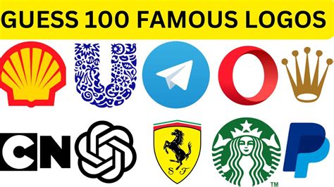 Can You Guess These 100 Famous Logos In 3 Seconds The Ultimate Logo