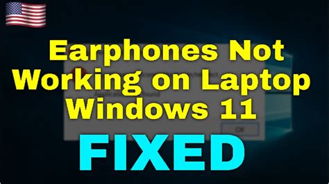 How To Fix Earphones Not Working On Laptop Windows Youtube