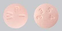 Pill Finder WPI 3354 Pink Round Medicine