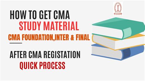 How To Get Cma Study Material After Cma Foundation Intermediate