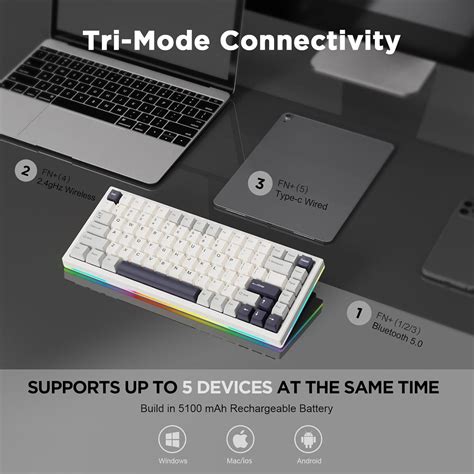 Yunzii Yz Pro Gasket Nkro Hot Swappable Ghz Bluetooth Usb C Wireless Mechanical