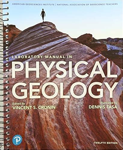 Laboratory Manual In Physical Geology Th Edition Answer Key