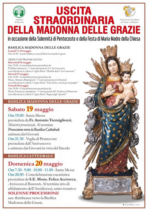 Uscita Straordinaria Della Madonna Delle Grazie Chiesa Di Benevento