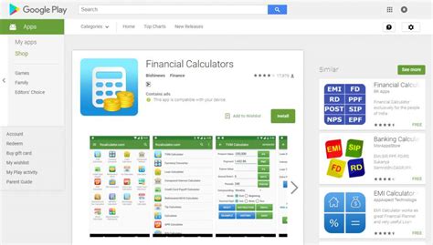 Walmart Finance Calculator
