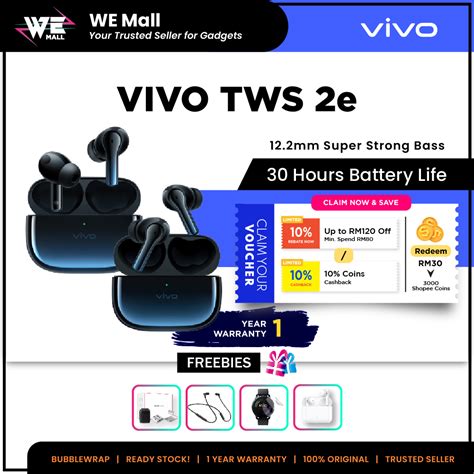 Vivo TWS 2e / TWS 2 ANC / TWS Air Earbuds - Original Vivo Malaysia ...