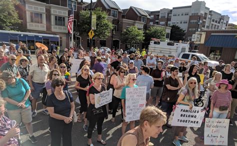 Keep Families Together Rally In Collingswood Protests Border