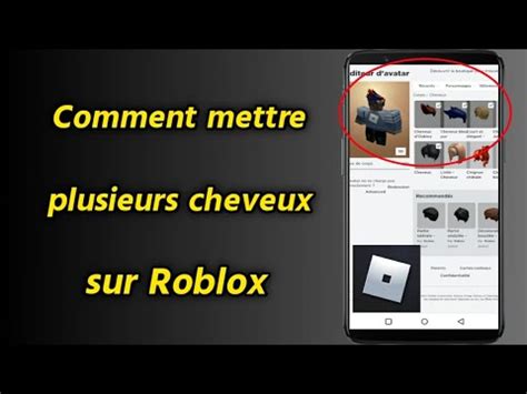 Comment Mettre Plusieurs Cheveux Sur Roblox Android IPhone YouTube