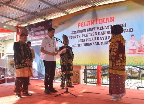 Pemkab Pelantikan Dan Pengukuhan Ketua Tp Pkk Desa Dan Bunda Paud Di