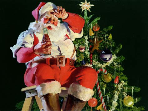 Norman Rockwell Santa