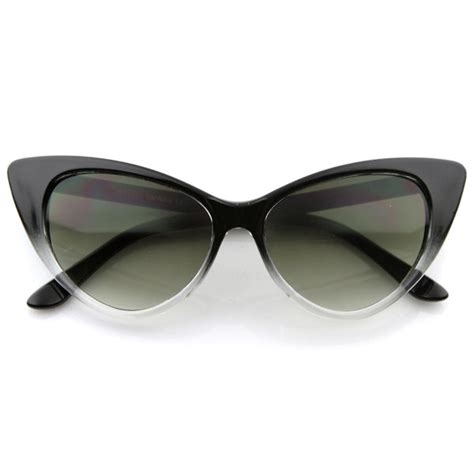 Super Cateyes Vintage Inspired Fashion Mod Chic High Pointed Cat Eye S