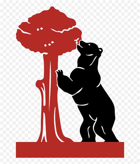 Madrid Bear And Tree Icon Madrid Bear And Tree Logo Emoji Real Madrid