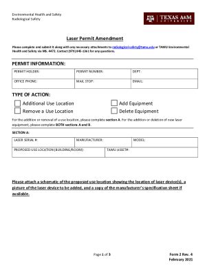 Fillable Online Radiological SafetyEnvironmental Health Safety Fax