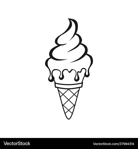 Ice Cream Drawing How To Draw An Ice Cream Cone Caribu