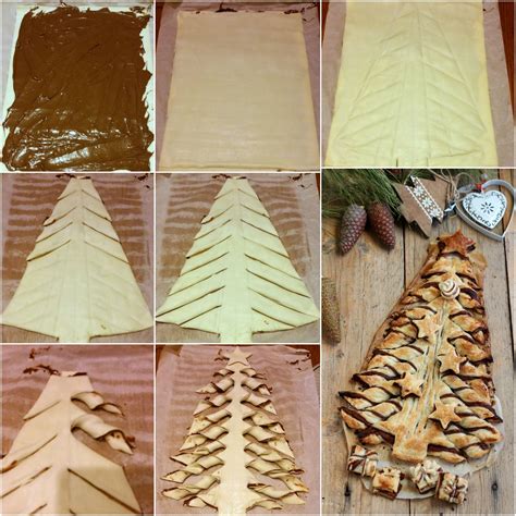 Albero Di Pasta Sfoglia Con Nutella Ricetta Creative Food Art