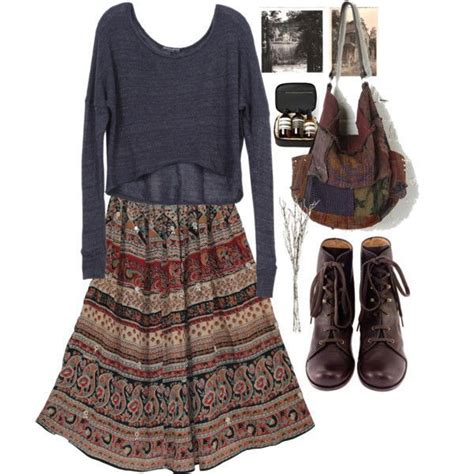 Image Result For Earthy Outfits Polyvore Earthy Outfits Boho