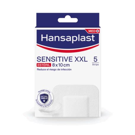 Hansaplast Sensitive XXL Apósito Estéril 10 cm x 8 cm 5 Uds