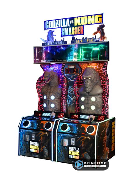 Godzilla Vs Kong Smasher 2 Player Primetime Amusements