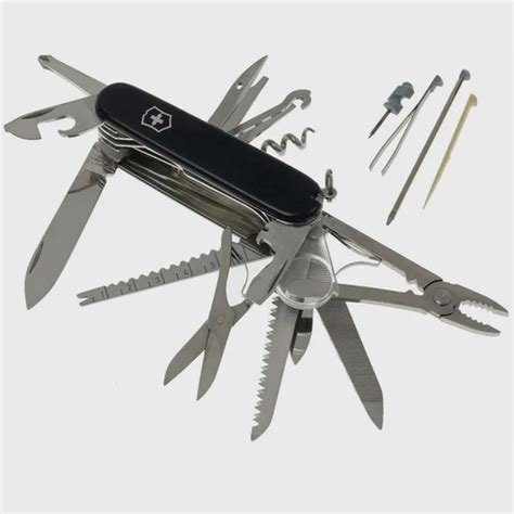 Canivete Victorinox Swisschamp 33 funções preto 9 1 cm 1 6795 3 no Shoptime