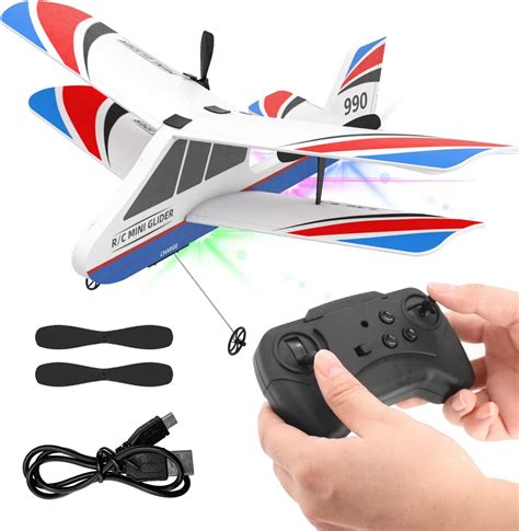 USHINING RC Planes for Kids, Remote Control Airplanes Indoor Outdoor 2 ...