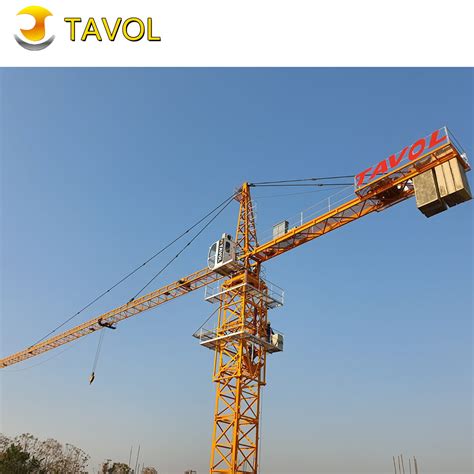 Tavol Working Radius 56m Lifting Height 40m Max 6t Tower Crane China