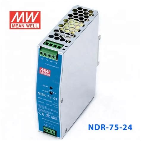 Ndr Series W V V V Ac Dc Psu Din Rail Smps Original Mean