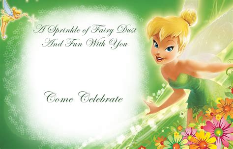 Tinkerbell Birthday Background Magical And Fairy Like Design