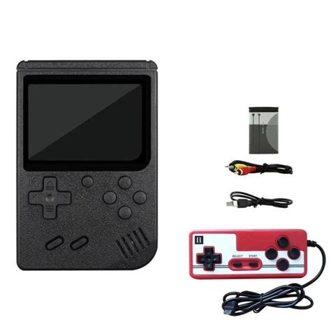 Console De Jeux Vid O R Tro En Noir Mini Lecteur Portable