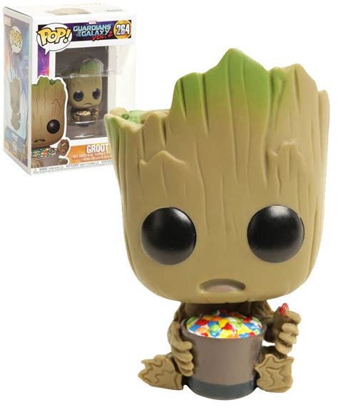 Funko Pop Marvel Guardians Of The Galaxy Vol 2 264 Groot With Candy