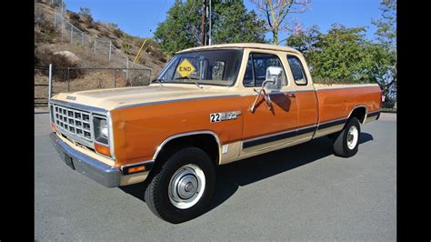 1981 Dodge W250 Power Ram 4x4 Club Cab Pickup Truck 1 Owner 35k Orig