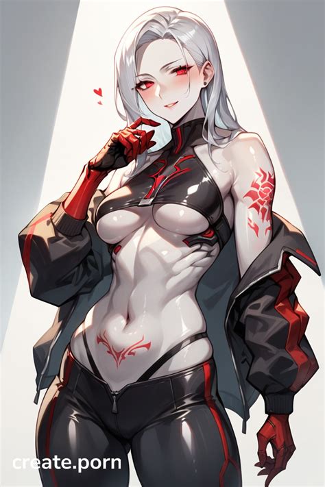 Mischievous Smiling While Blushing Small Ass Skinny AI Porn