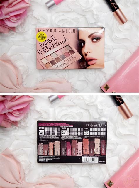 Maybelline Blushed Nudes Palette Review Swatches Fashion Fairytale