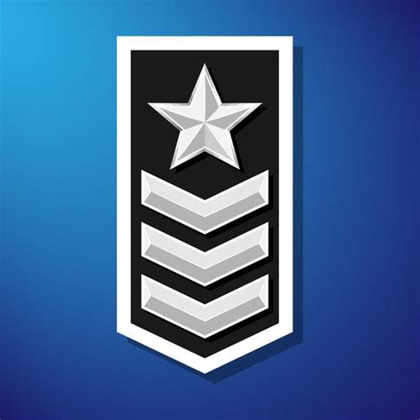 Premium Vector Military Game Ranking Badge With Star Insignia Vector