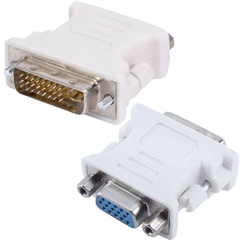 Adaptador Dvi I 24 5 Pinos Macho P Vga 15 Pinos Femea Original