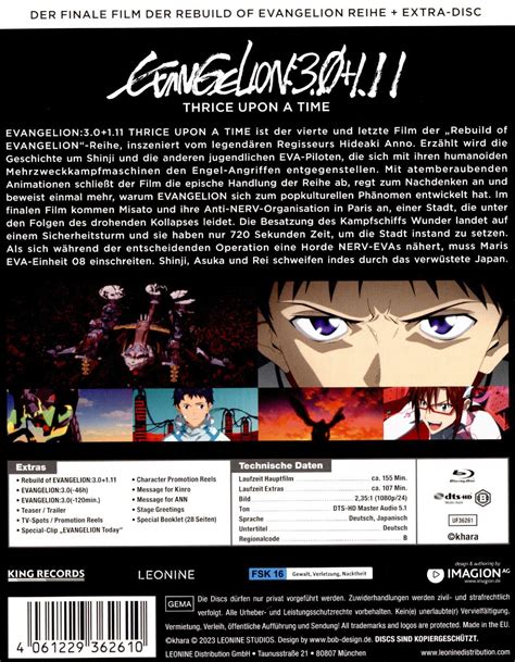 Evangelion Thrice Upon A Time Blu Ray Im Mediabook Jpc