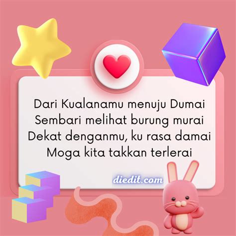 45 Pantun Untuk Pacar Laki Laki Yang Manis Romantis