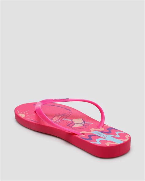 Riachuelo Chinelo infantil Ipanema tiras finas verão rosa Grendene