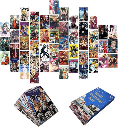 Labdip 50pcs Anime Wall Collage Kitanime Postersaesthetic Pictures Wall Collage Kitanime